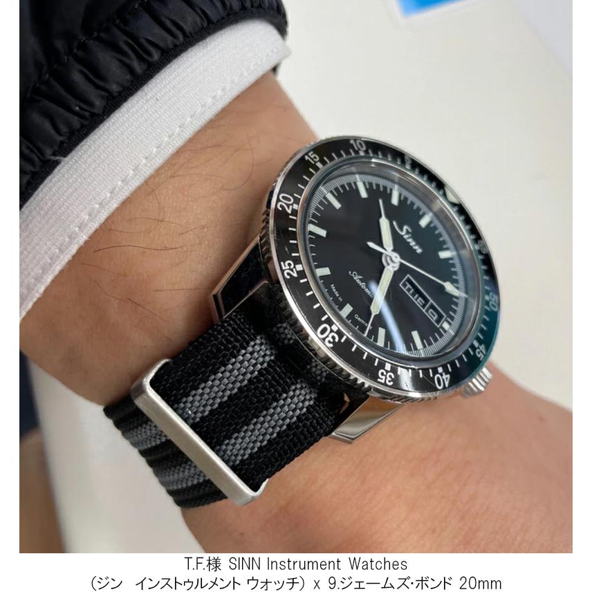 時計ベルト バンド 腕時計バンド NATO TYPE RR ダブルアール