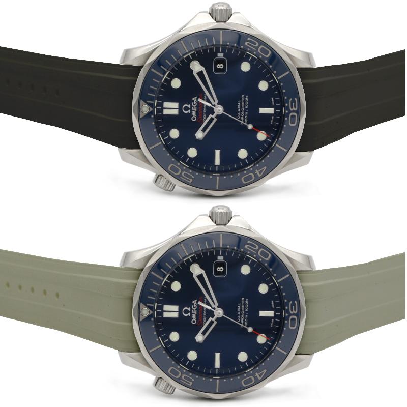 腕時計ベルト バンド ウォッチ オメガシーマスター専用 FKM