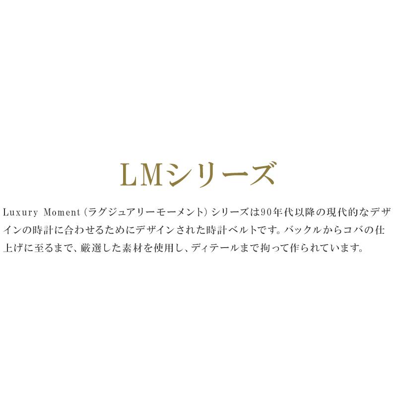 時計ベルト バンド 腕時計バンド CHRONOWORLD LMシリーズ Cordovan コードバン 18mm 19mm 20mm【交換工具・ばね棒つき】の画像