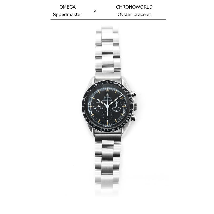 腕時計 ベルト CHRONOWORLD クロノワールド Oyster Bracelet