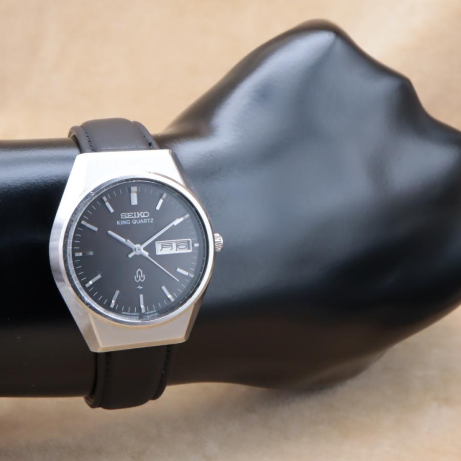 SEIKO キングクォーツ腕時計　美品　稼動品　0853-8040 ブルー SEIKO（セイコー） キングクォーツ 0853-8040 SEIKO KING QUARTZ