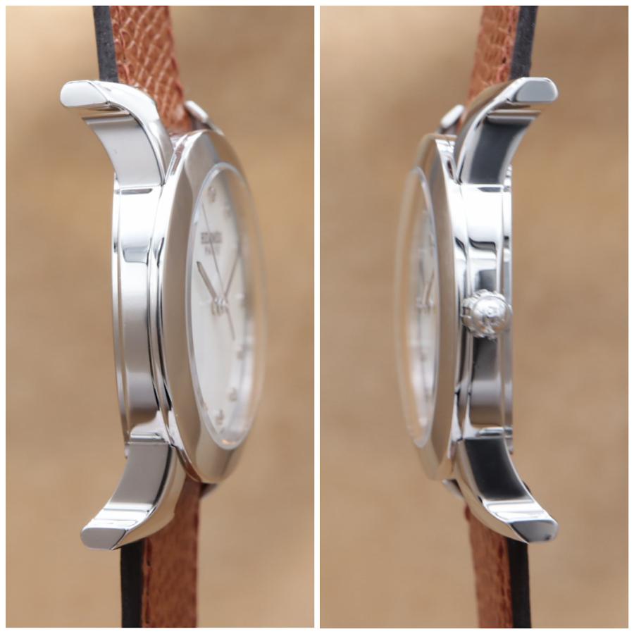エルメス Hウォッチ ロンド シェル ダイヤ HR1.510 HERMES H Watch Rondo メンズ クォーツ 31mm 仕上済 【6ヶ月保証】 CH219 | HERMES | 03