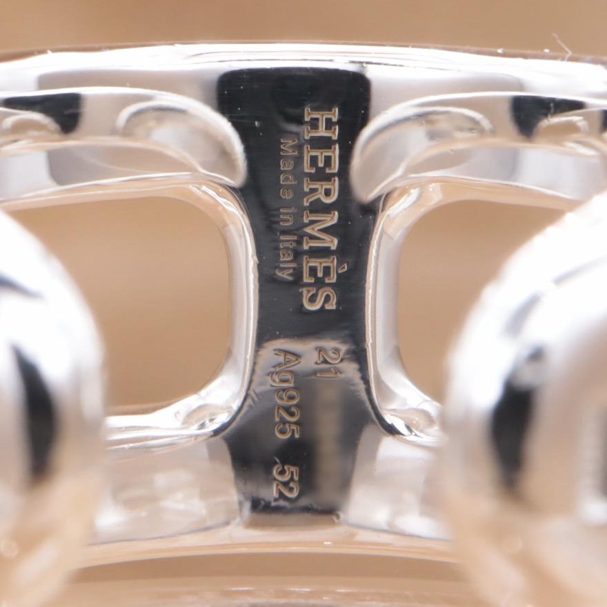 エルメス オスモズPM リング  HERMES Osmose メンズ ユニセックス シルバー925 新品仕上済 CH318 | HERMES | 07