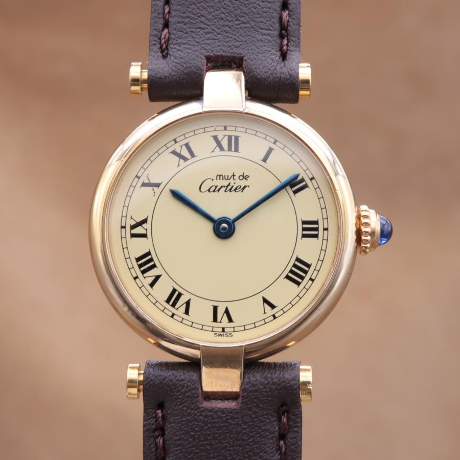 カルティエ マストヴァンドーム Cartier Must Vendome SM レディース クォーツ 24mm 1980~1990年代 電池交換済 【6ヶ月保証】 CH324 | Cartier | 01