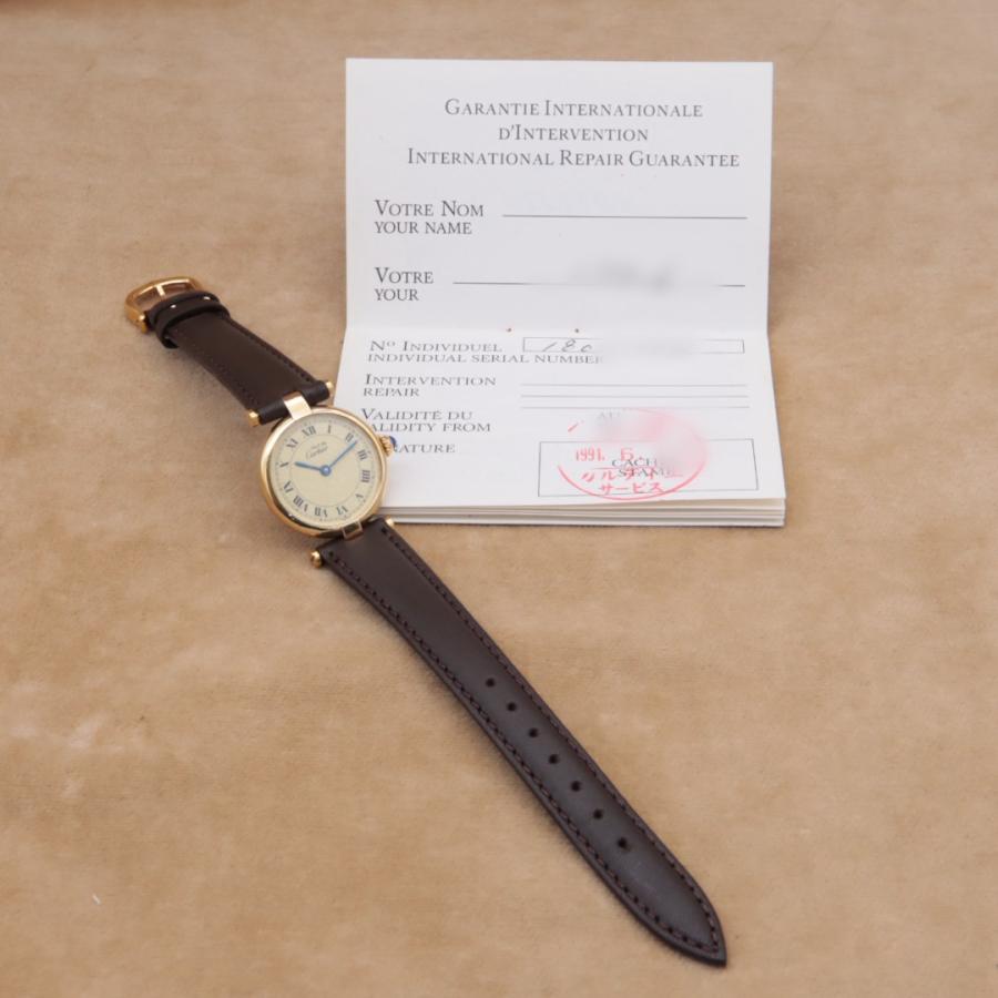 カルティエ マストヴァンドーム Cartier Must Vendome SM レディース クォーツ 24mm 1980~1990年代 電池交換済 【6ヶ月保証】 CH324 | Cartier | 07