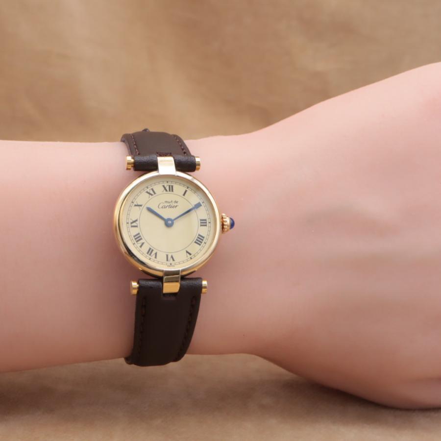 カルティエ マストヴァンドーム Cartier Must Vendome SM レディース クォーツ 24mm 1980~1990年代 電池交換済 【6ヶ月保証】 CH324 | Cartier | 08