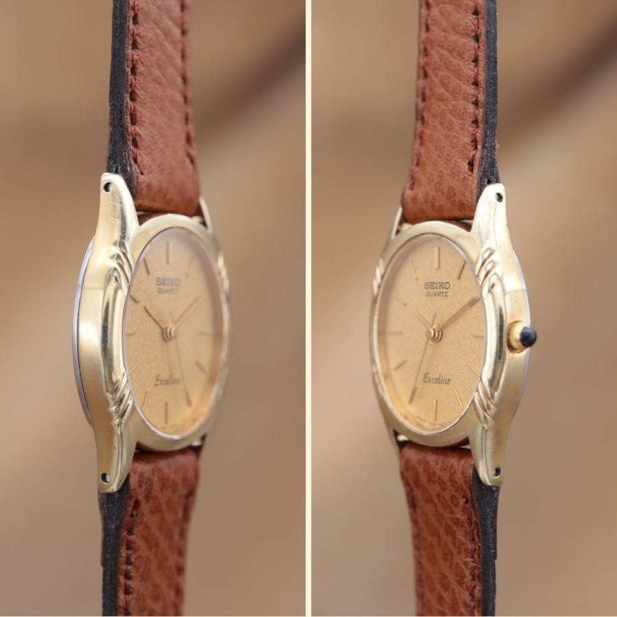 セイコー エクセリーヌ 7321-5010 SEIKO EXCELINE レディース クォーツ 20mm 1984年製 電池交換済 【6ヶ月保証】 CH347 | SEIKO | 03