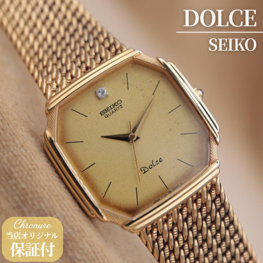 セイコー ドルチェ 7731-5000 SEIKO Dolce メンズ クォーツ 29mm 1985年製 電池交換済 簡易洗浄済 【6ヶ月保証】 CH413 | SEIKO