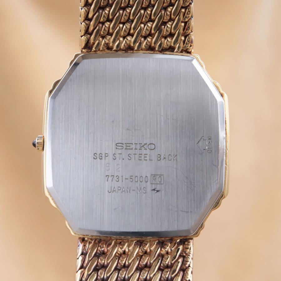 セイコー ドルチェ 7731-5000 SEIKO Dolce メンズ クォーツ 29mm 1985年製 電池交換済 簡易洗浄済 【6ヶ月保証】 CH413 | SEIKO | 03