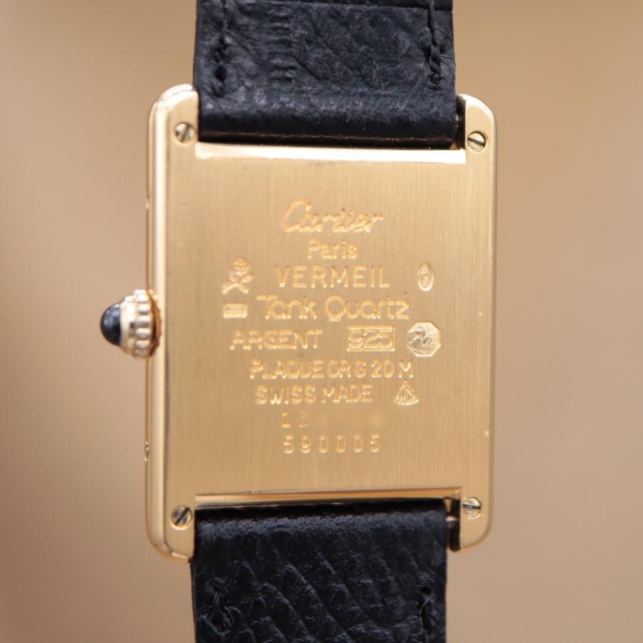 カルティエ マストタンク 590005 Cartier Must Tank LM ユニセックス クォーツ 23mm 1990年代 電池交換済 仕上済 【6ヶ月保証】 CH463 | Cartier | 04
