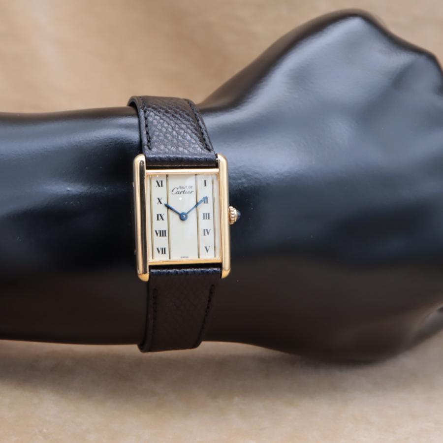 カルティエ マストタンク 590005 Cartier Must Tank LM ユニセックス クォーツ 23mm 1990年代 電池交換済 仕上済 【6ヶ月保証】 CH463 | Cartier | 07
