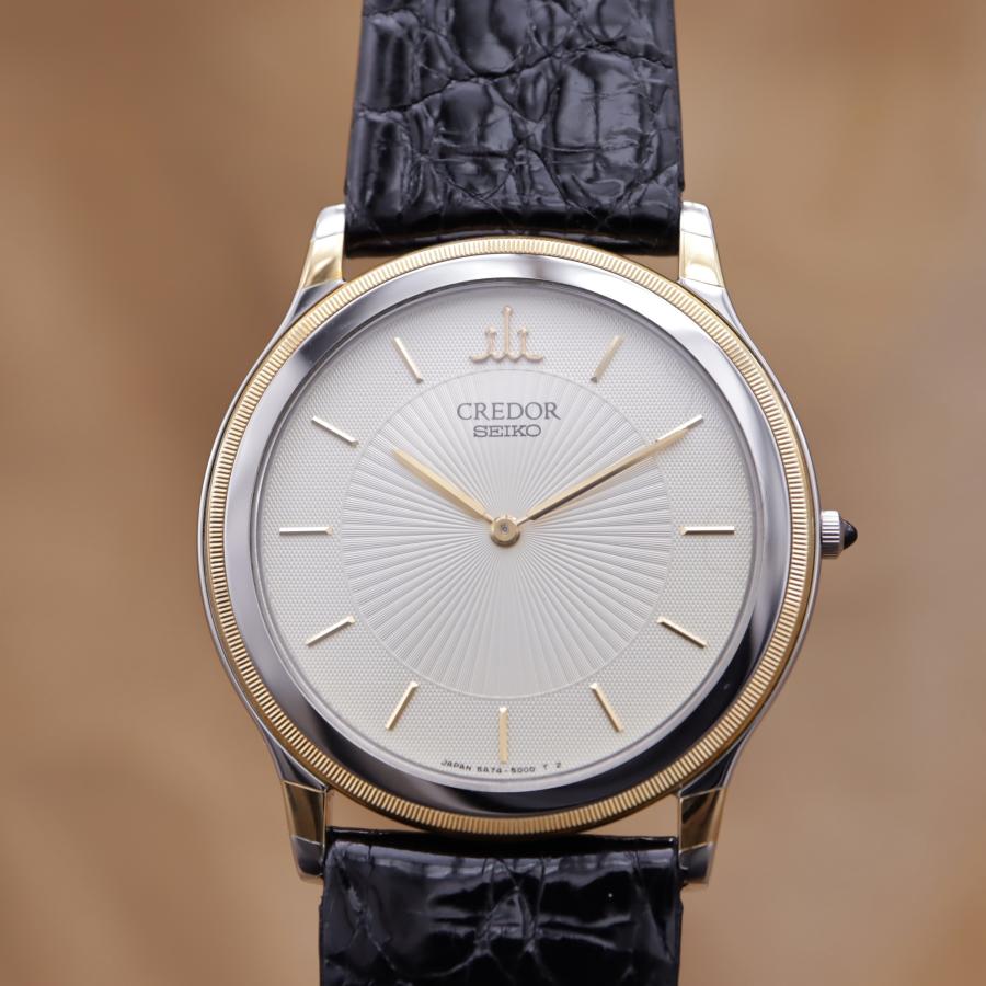 CREDOR セイコー クレドール 5A74-2000 SEIKO メンズ クォーツ 33mm