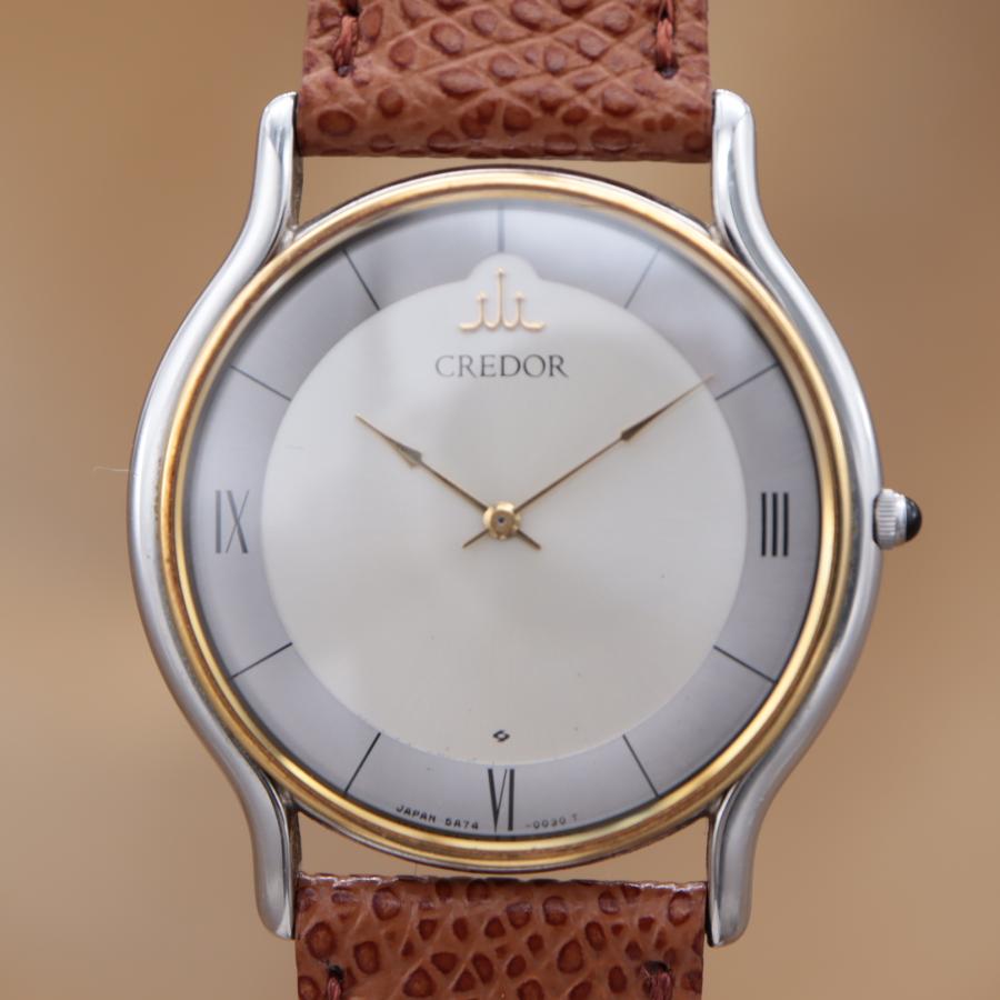 CREDOR セイコー クレドール 5A74-0020 SEIKO メンズ クォーツ 31.5mm