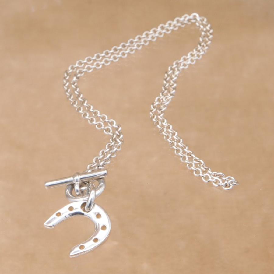エルメス ホースシュー ネックレス ペンダント 馬蹄 HERMES Horseshoe pendant ユニセックス シルバー925 新品仕上済 CH516 | HERMES | 05