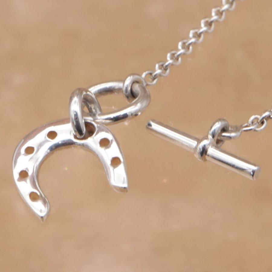 エルメス ホースシュー ネックレス ペンダント 馬蹄 HERMES Horseshoe pendant ユニセックス シルバー925 新品仕上済 CH516 | HERMES | 03