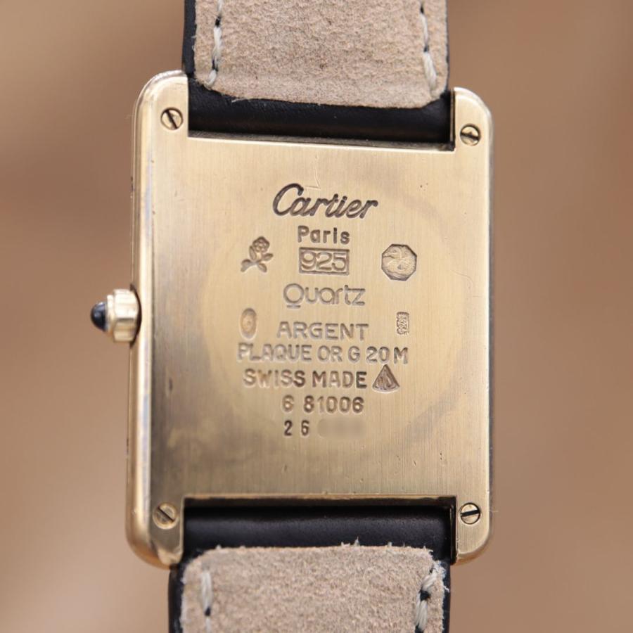 カルティエ マストタンク 6 81006 Cartier must tank LM ユニセックス クォーツ 23.5mm 1980~1990年代 OH済 【6ヶ月保証】 CH543 | Cartier | 04