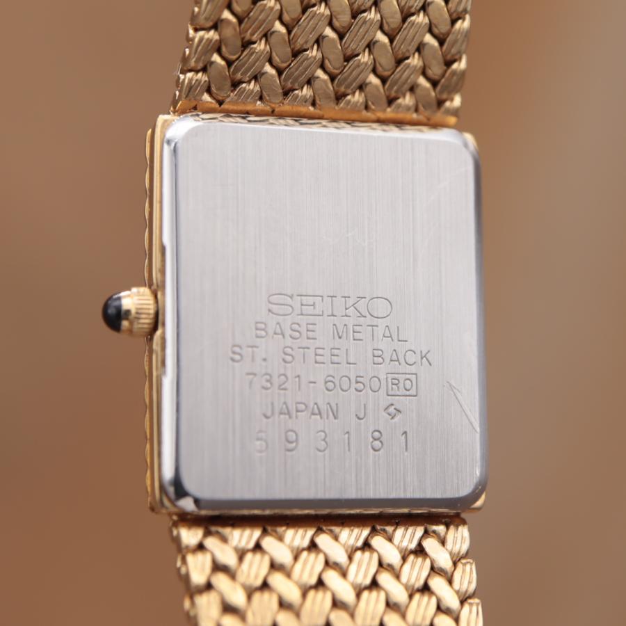 セイコー エクセリーヌ 7321-6050 SEIKO Exceline レディース クォーツ 17.5mm 1985年製 電池交換済 【6ヶ月保証】 CH551 | SEIKO | 02