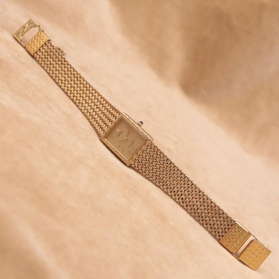 セイコー エクセリーヌ 7321-6050 SEIKO Exceline レディース クォーツ 17.5mm 1985年製 電池交換済 【6ヶ月保証】 CH551 | SEIKO | 04