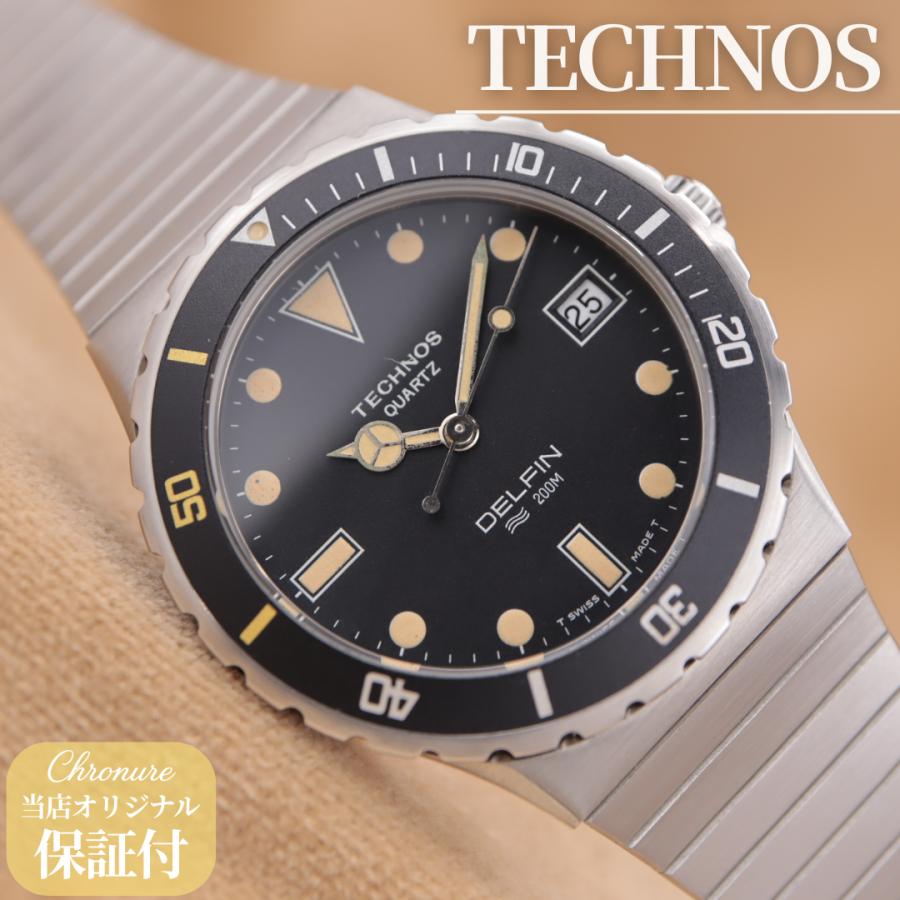 テクノス デルフィン 186.1630.41 TECHNOS DELFIN 200M メンズ クォーツ 36mm 【6ヶ月保証】 CH579 | TECHNOS（時計）