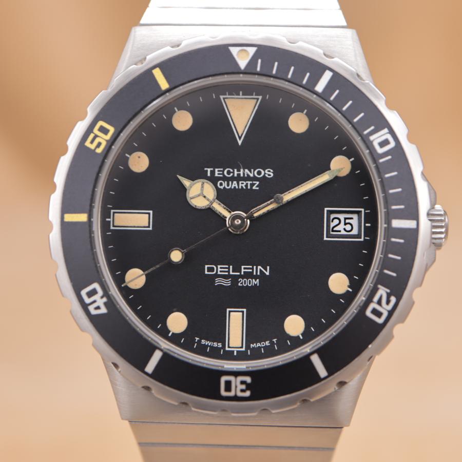 テクノス デルフィン 186.1630.41 TECHNOS DELFIN 200M メンズ クォーツ 36mm 【6ヶ月保証】 CH579 | TECHNOS（時計） | 01