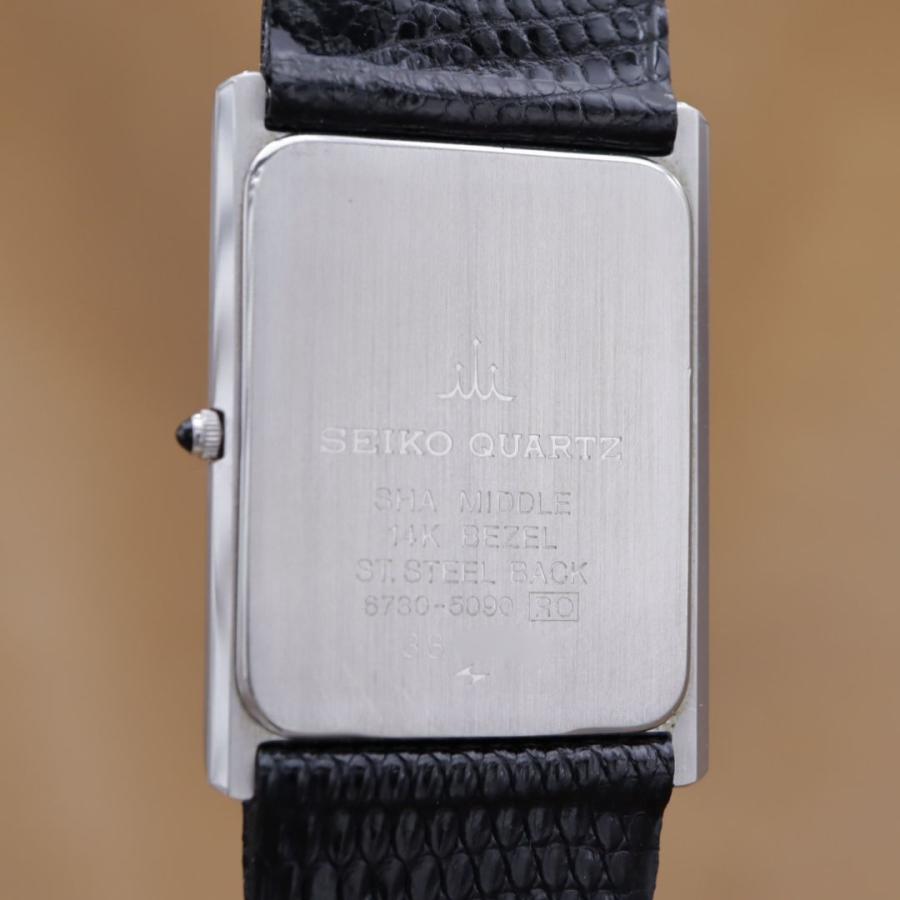セイコー 6730-5090 SEIKO レクタン スクエア オクタゴン クォーツ 33mm 1983年製 電池交換済 【6ヶ月保証】 CH607 | SEIKO | 05