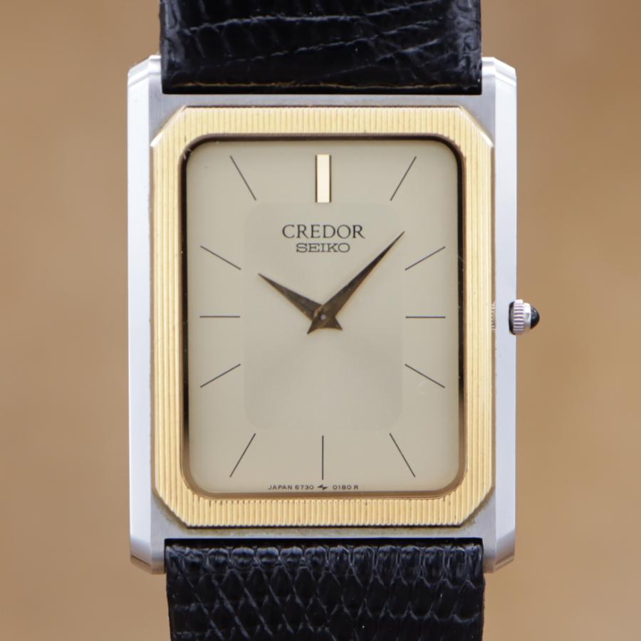 セイコー 6730-5090 SEIKO レクタン スクエア オクタゴン クォーツ 33mm 1983年製 電池交換済 【6ヶ月保証】 CH607 | SEIKO | 01