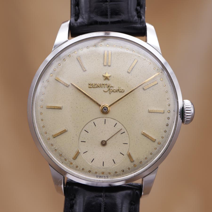ゼニス スポルト 3025672 ZENITH Sporto スモールセコンド メンズ 手巻き 点検済 1950年代 【6ヶ月保証】 CH613 | ZENITH（時計） | 01
