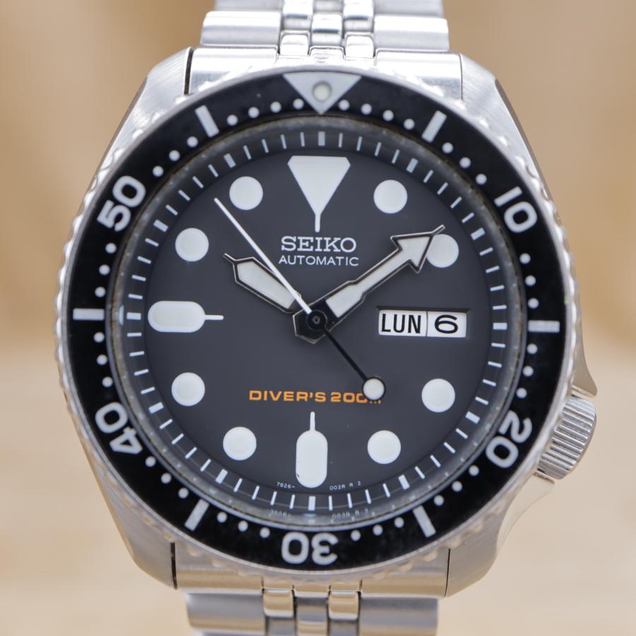 セイコー ダイバー ブラックボーイ SKX007/7S26-0020 SEIKO DIVER'S 200m メンズ 自動巻き 2013年製 点検済 【6ヶ月保証】 CH633 | SEIKO | 01