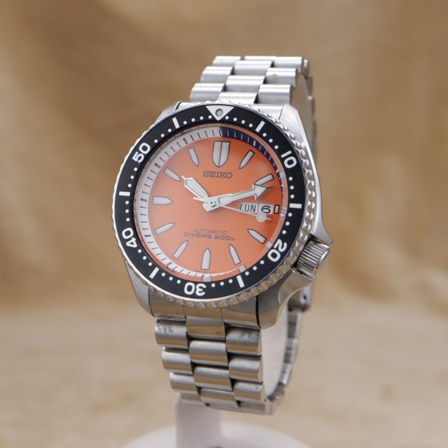 セイコー ダイバー オレンジバレット SKXA55/7S26-02K0 SEIKO DIVER's 200m メンズ 自動巻き 2004年製 点検済 【6ヶ月保証】 CH635 | SEIKO | 02