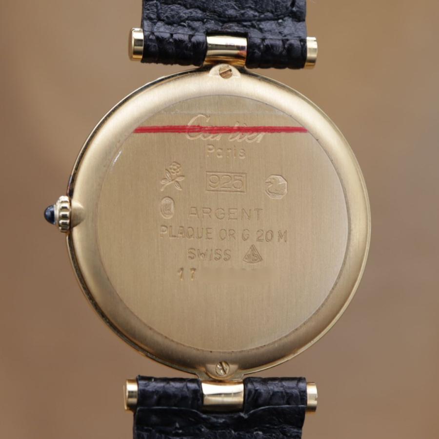 カルティエ マストヴァンドーム オニキス Must de Cartier Vendome LM Onyx メンズ クォーツ 1980年代 電池交換済 【6ヶ月保証】 CH636 | Cartier | 04
