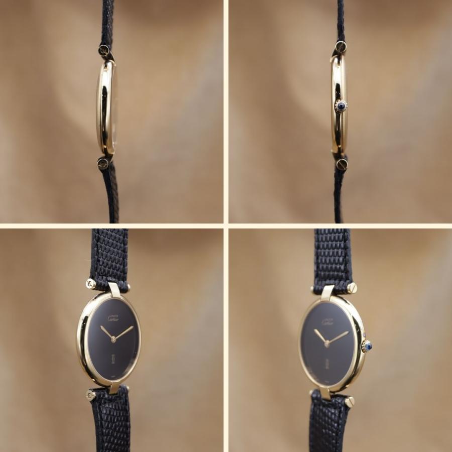 カルティエ マストヴァンドーム オニキス Must de Cartier Vendome LM Onyx メンズ クォーツ 1980年代 電池交換済 【6ヶ月保証】 CH636 | Cartier | 03