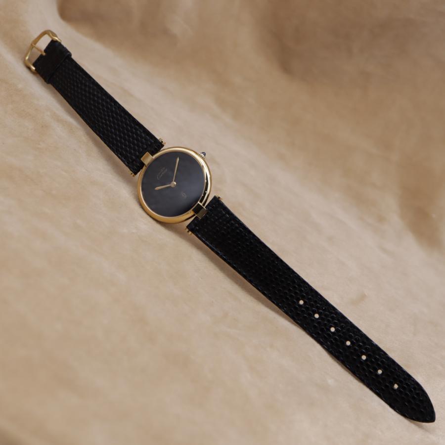 カルティエ マストヴァンドーム オニキス Must de Cartier Vendome LM Onyx メンズ クォーツ 1980年代 電池交換済 【6ヶ月保証】 CH636 | Cartier | 06