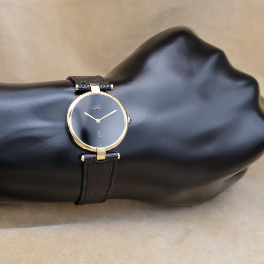 カルティエ マストヴァンドーム オニキス Must de Cartier Vendome LM Onyx メンズ クォーツ 1980年代 電池交換済 【6ヶ月保証】 CH636 | Cartier | 08