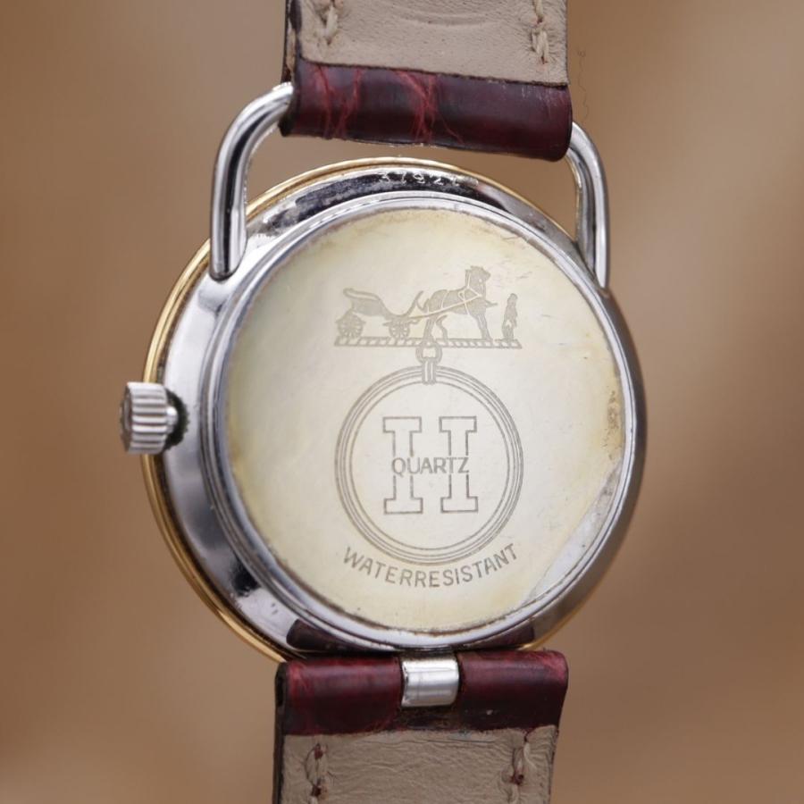 エルメス アルソー ボルドー HERMES Arceau コンビ ゴールド シルバー レディース クォーツ 28mm 稼働品 【6ヶ月保証】 CH645 | HERMES | 02