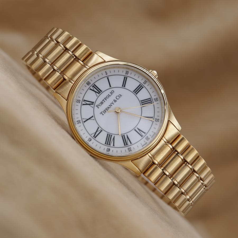ティファニー ポートフォリオ 252.1088 TIFFANY&Co. Portfolio メンズ クォーツ 33mm 稼働品 【6ヶ月保証】 CH646 | TIFFANY&Co. | 01