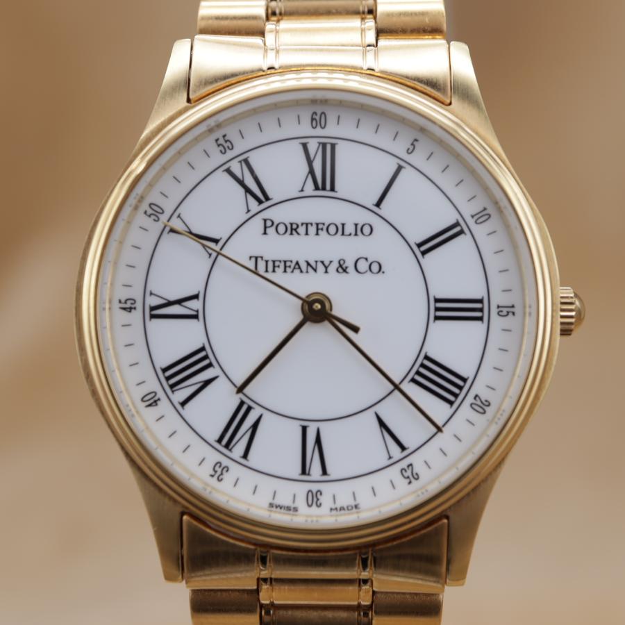 ティファニー ポートフォリオ 252.1088 TIFFANY&Co. Portfolio メンズ クォーツ 33mm 稼働品 【6ヶ月保証】 CH646 | TIFFANY&Co. | 02