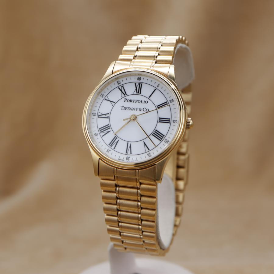 ティファニー ポートフォリオ 252.1088 TIFFANY&Co. Portfolio メンズ クォーツ 33mm 稼働品 【6ヶ月保証】 CH646 | TIFFANY&Co. | 04
