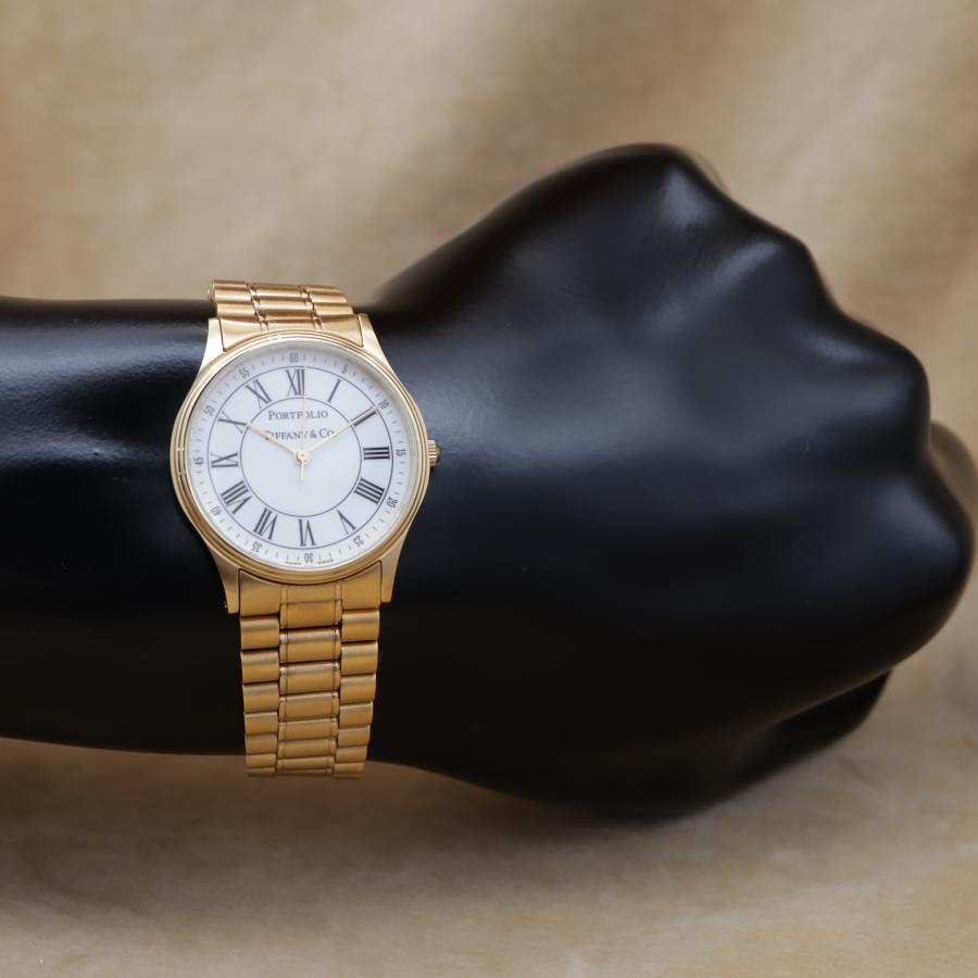 ティファニー ポートフォリオ 252.1088 TIFFANY&Co. Portfolio メンズ クォーツ 33mm 稼働品 【6ヶ月保証】 CH646 | TIFFANY&Co. | 07