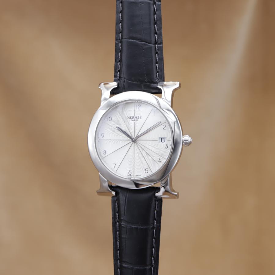エルメス Hウォッチ ロンド HR1.510 HERMES Rondo ユニセックス クォーツ 31mm 2000年代 電池交換済 仕上済 【6ヶ月保証】 CH661 | HERMES | 01