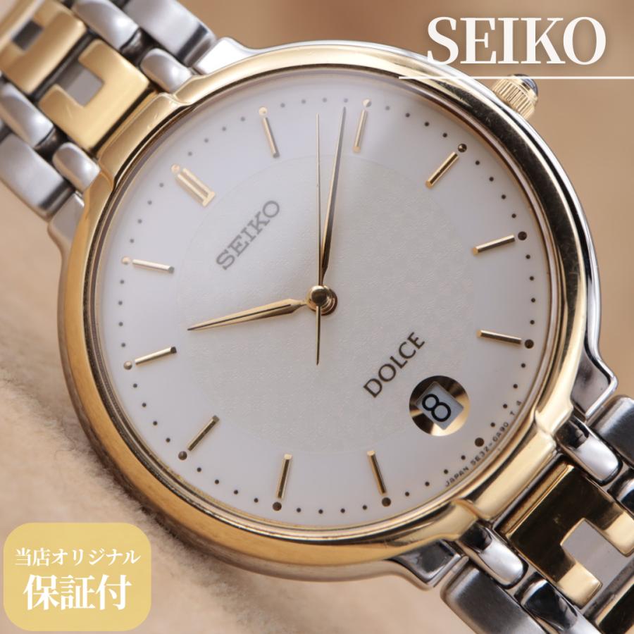 セイコー ドルチェ 5E32-6A80 SEIKO DOLCE メンズ クォーツ 32mm 1993年製 電池交換済 簡易洗浄済 【6ヶ月保証】 CH67 | Dolce