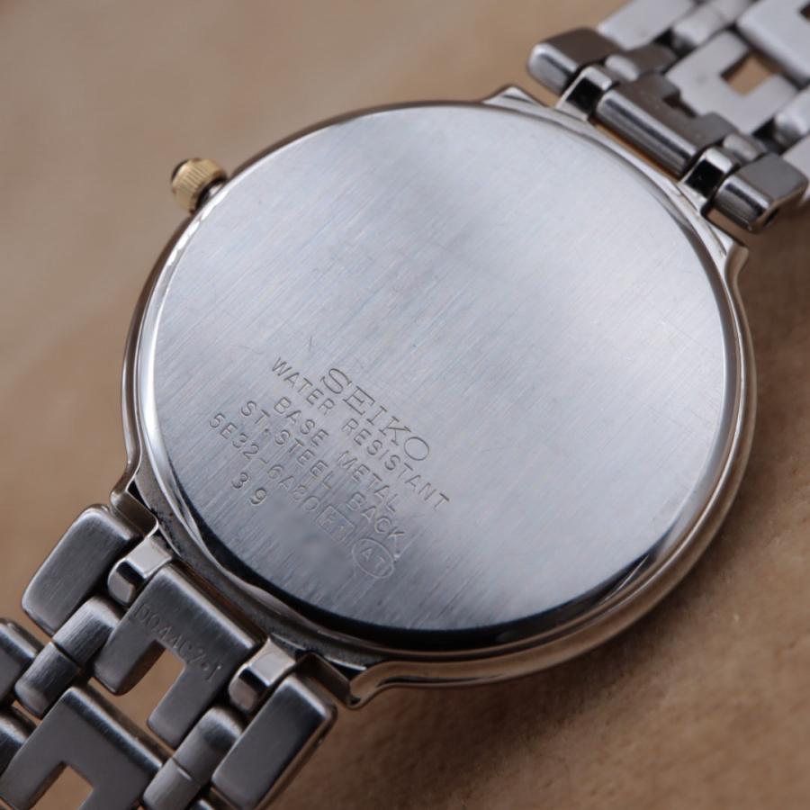 セイコー ドルチェ 5E32-6A80 SEIKO DOLCE メンズ クォーツ 32mm 1993年製 電池交換済 簡易洗浄済 【6ヶ月保証】 CH67 | Dolce | 05