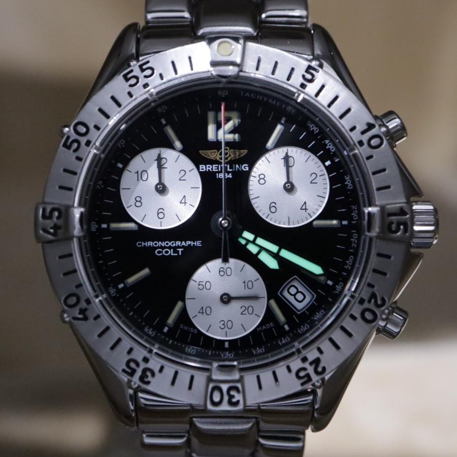 ブライトリング コルト クロノ A53035 A533B01PFA BREITLING COLT メンズ クォーツ 38mm 1990年代 点検済 仕上済 【6ヶ月保証】 CH698 | ブライトリング | 03