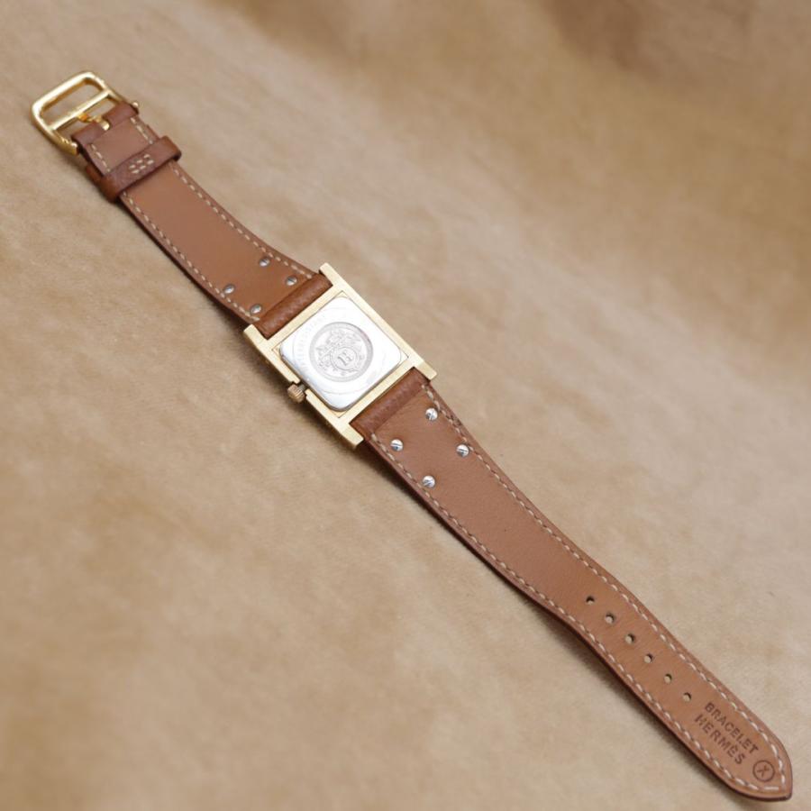 エルメス メドール ホワイト文字盤 刻印 ME1.201 HERMES Medor レディース クォーツ 23mm 1994年 電池交換済 【6ヶ月保証】 CH703 | HERMES | 06