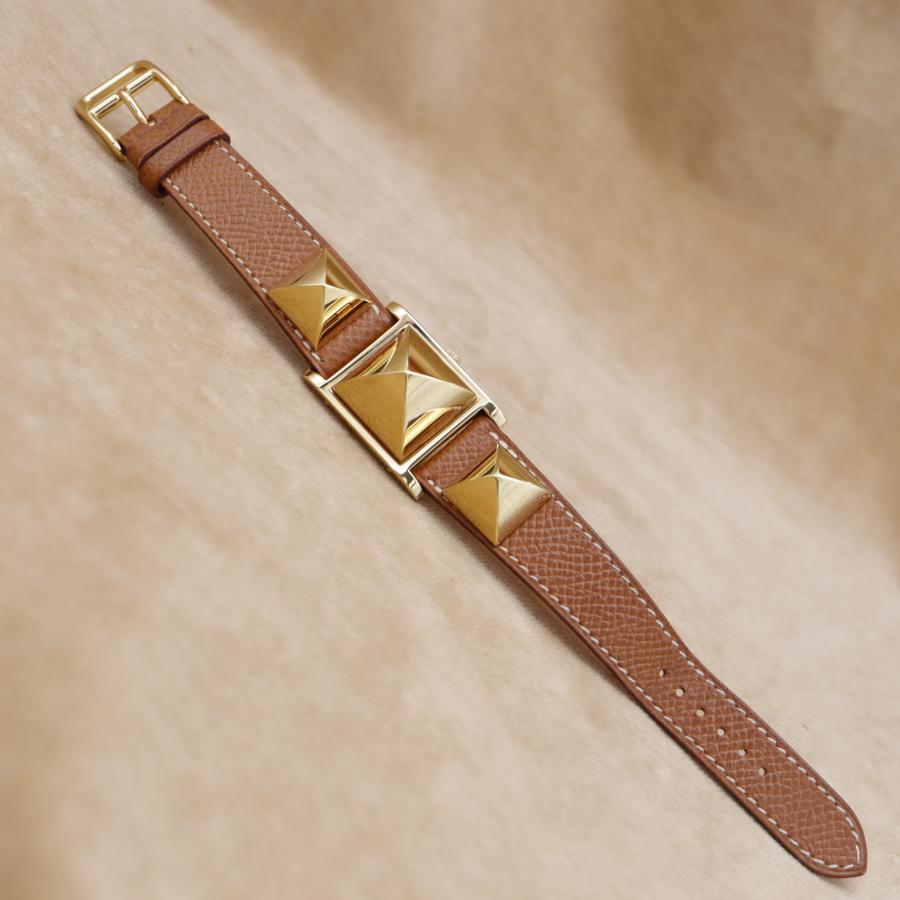 エルメス メドール ホワイト文字盤 刻印 ME1.201 HERMES Medor レディース クォーツ 23mm 1994年 電池交換済 【6ヶ月保証】 CH703 | HERMES | 05