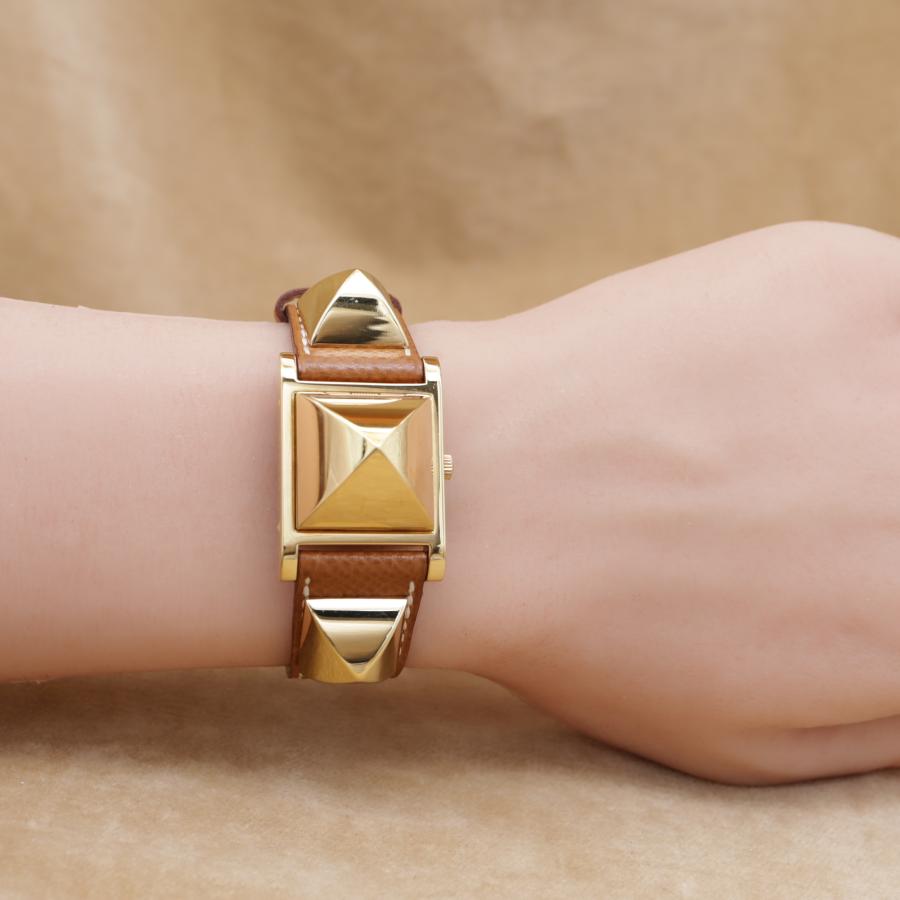 エルメス メドール ホワイト文字盤 刻印 ME1.201 HERMES Medor レディース クォーツ 23mm 1994年 電池交換済 【6ヶ月保証】 CH703 | HERMES | 07
