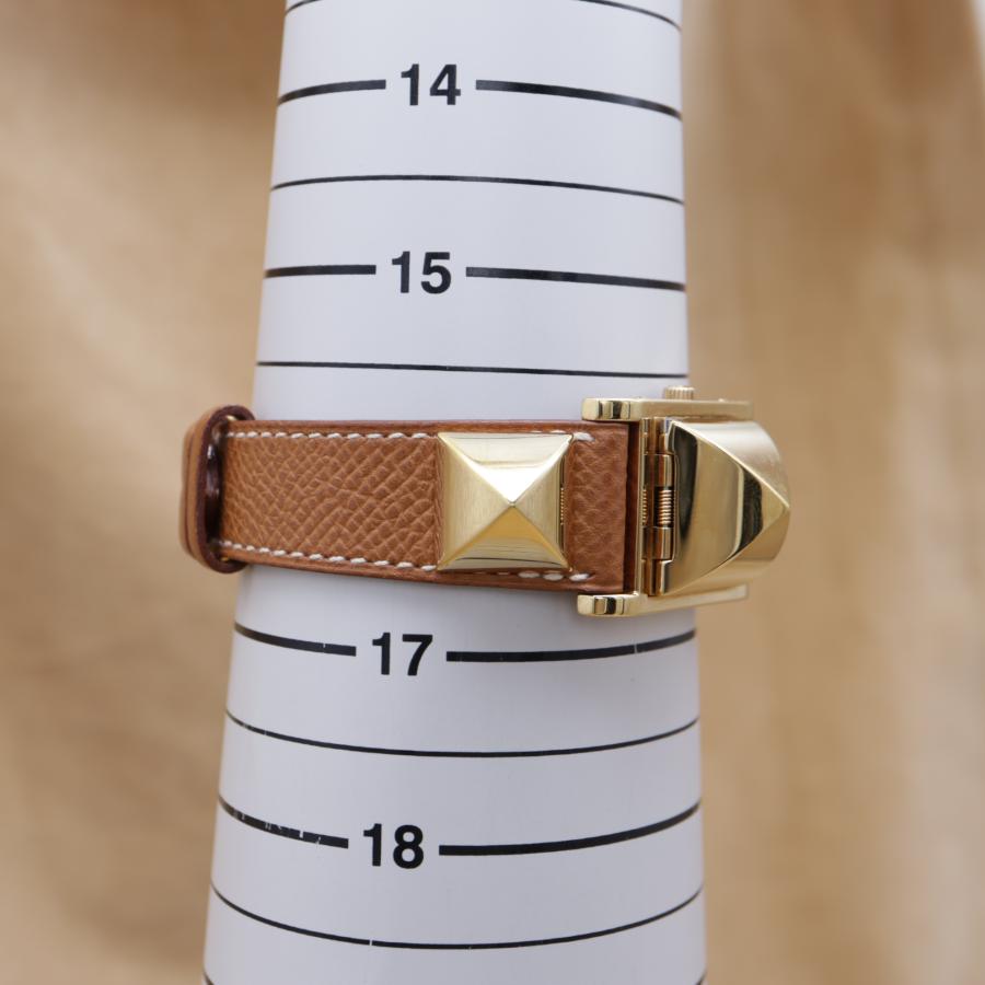 エルメス メドール ホワイト文字盤 刻印 ME1.201 HERMES Medor レディース クォーツ 23mm 1994年 電池交換済 【6ヶ月保証】 CH703 | HERMES | 08