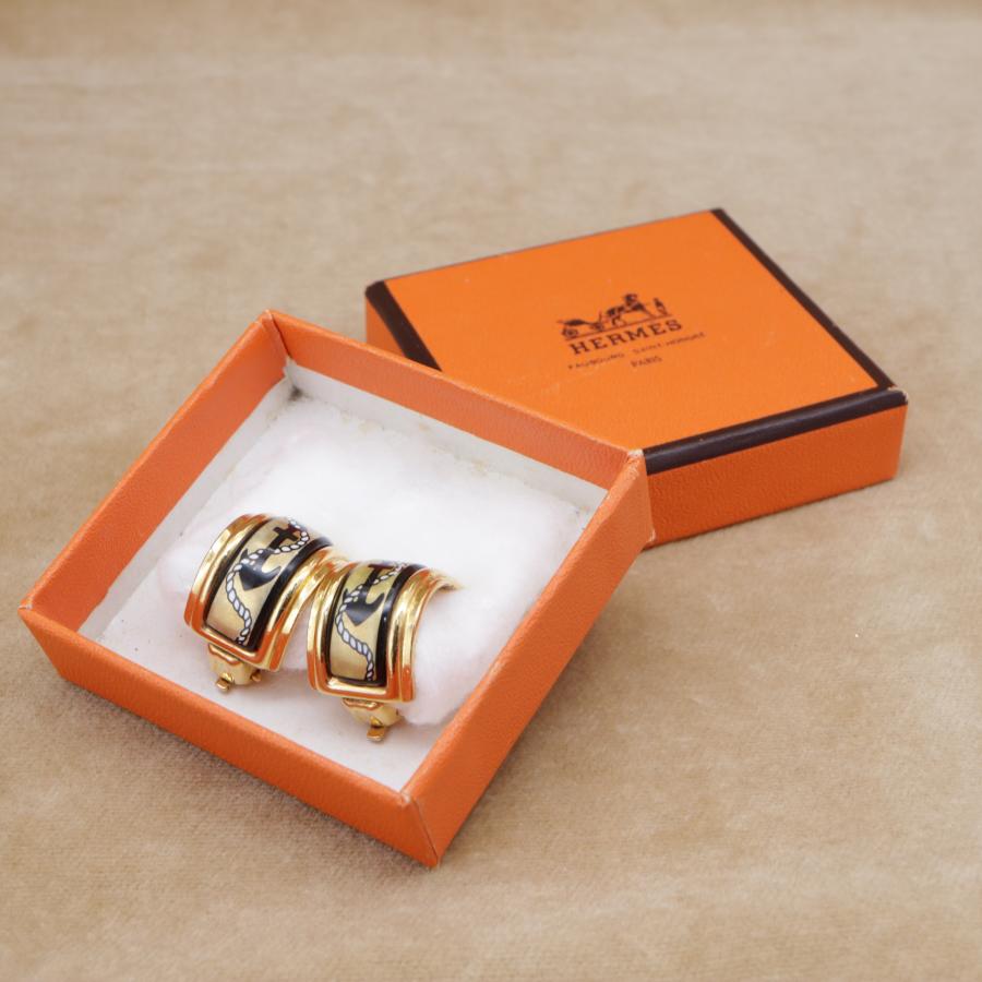 エルメス エマイユ 七宝焼 イヤリング HERMES Enamel Cloisonne Earrings レディース GP - CH804 | HERMES | 06