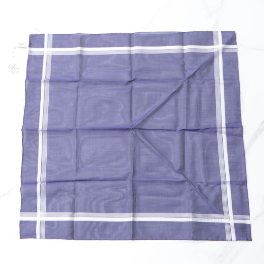 エルメス ハンカチセット HERMES Handkerchief Set ブルー ネイビー メンズ 綿100% ギフト 未使用 CH806 | HERMES | 06