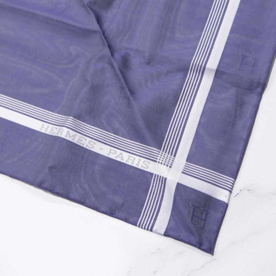 エルメス ハンカチセット HERMES Handkerchief Set ブルー ネイビー メンズ 綿100% ギフト 未使用 CH806 | HERMES | 07