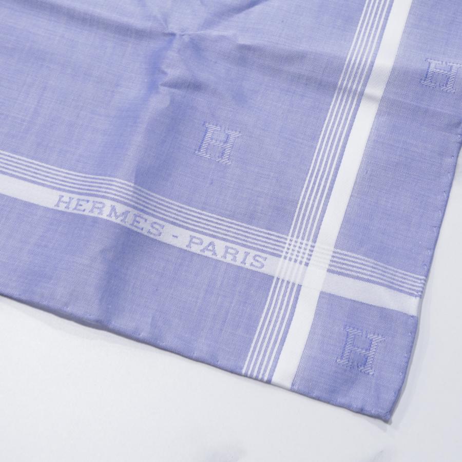エルメス ハンカチセット HERMES Handkerchief Set ブルー ネイビー メンズ 綿100% ギフト 未使用 CH806 | HERMES | 03